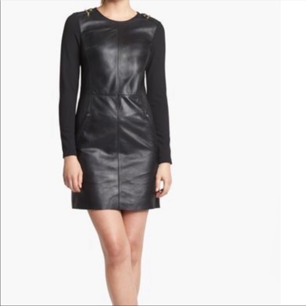 Michael Kors genuine leather dress